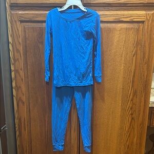 Blue Long Sleeve Top and Pants Set 5/6